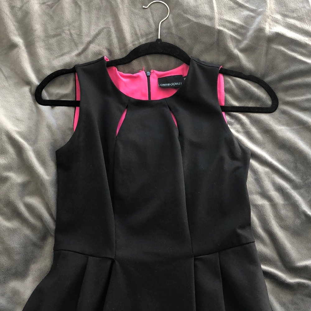 CYNTHIA ROWLEY LITTLE BLACK DRESS - Picture 2 of 6
